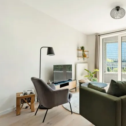 Rent this studio apartment on Wharf C in Rue Eunice N. Osayande - Eunice N. Osayandestraat, 1000 Brussels