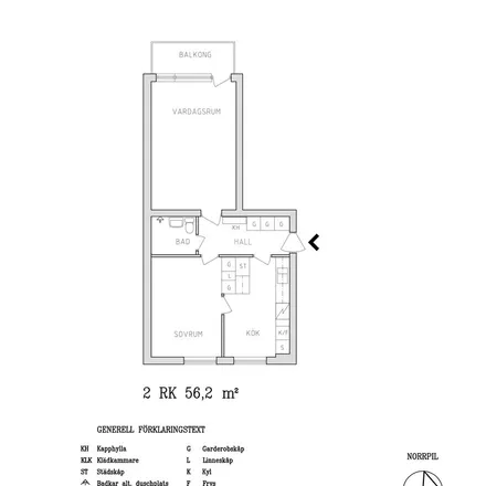 Rent this 2 bed apartment on Riggargatan 20B in 802 86 Gävle, Sweden