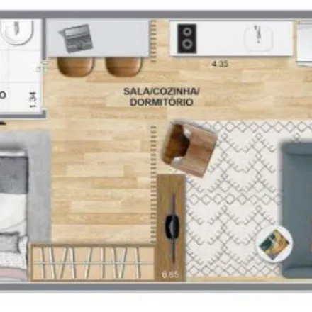 Buy this 1 bed apartment on Avenida Professor Pereira Reis in Santo Cristo, Rio de Janeiro - RJ