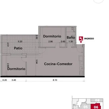 Buy this 2 bed apartment on Primero de Mayo 1119 in Martin, Rosario