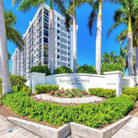 Buy this 2 bed condo on Sunset Towers in 11 Sunset Drive, Sarasota