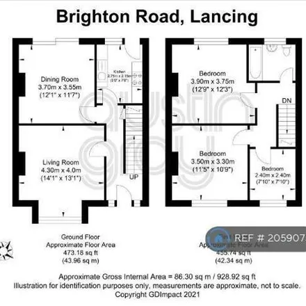Image 9 - Brighton Road, Lancing, BN15 8LJ, United Kingdom - Townhouse for rent