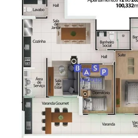 Buy this 2 bed apartment on Avenida Governador Mário Covas Júnior in Centro, Mongaguá - SP