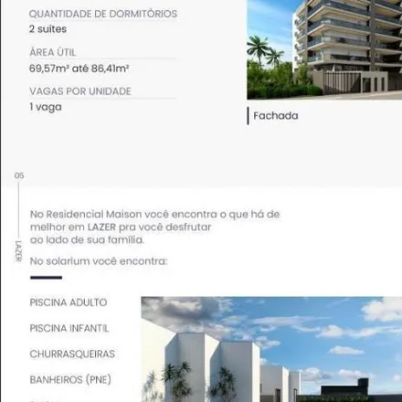 Buy this 2 bed apartment on Ciclovia Marginal in Nucleo Maxland, Praia Grande - SP