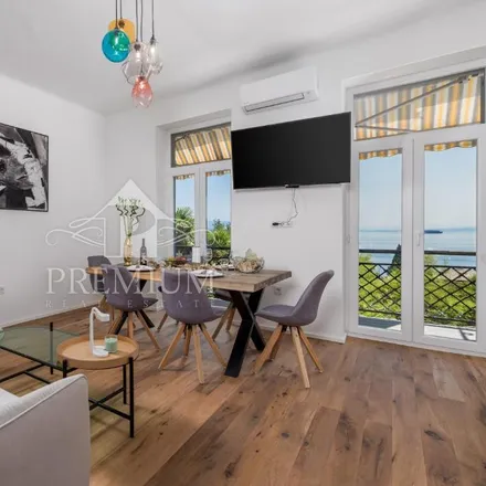 Rent this 4 bed apartment on Šetalište Carmen Sylve 21 in 51410 Grad Opatija, Croatia