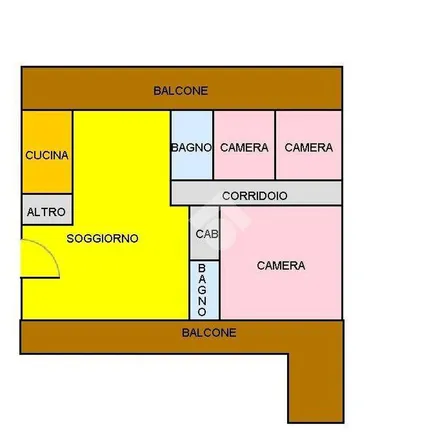 Rent this 4 bed apartment on Via San Marco in 80021 Afragola Scalo NA, Italy