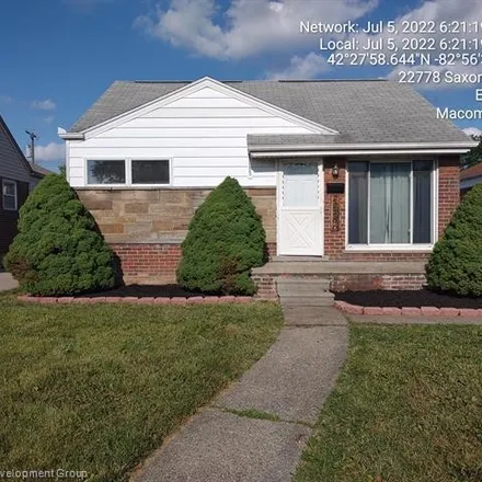 Buy this 3 bed house on 22786 Saxony Avenue in Eastpointe, MI 48021