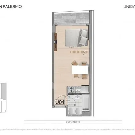 Buy this studio apartment on Gorriti 6070 in Palermo, C1414 COV Buenos Aires