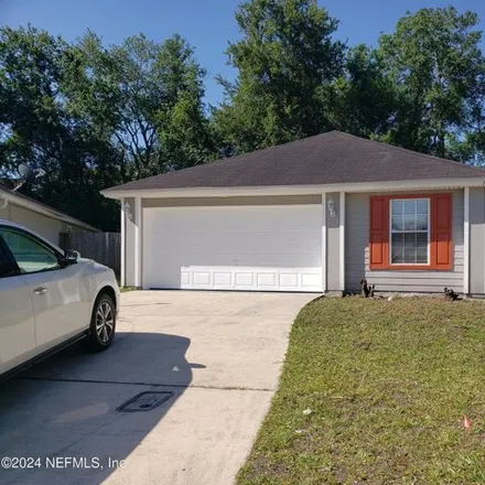 Rent this 3 bed house on 7899 Mordecai Court in North Oak Hill, Jacksonville
