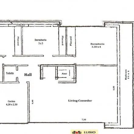 Buy this 3 bed apartment on 3 de Febrero 1451 in Belgrano, C1426 ABB Buenos Aires