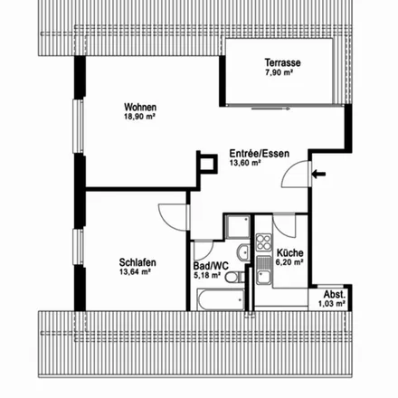 Rent this 3 bed apartment on Fildern in Gartenstrasse 8, 6331 Hünenberg