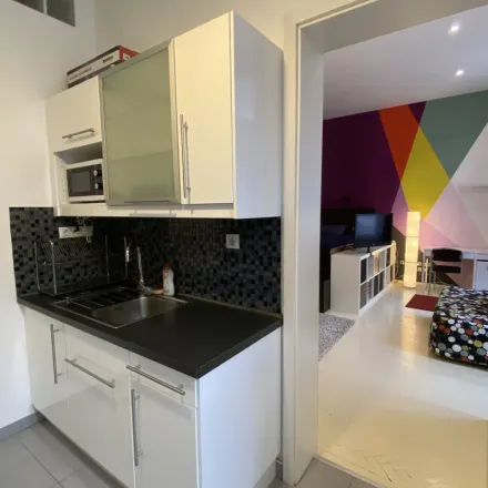 Rent this 1 bed apartment on WS Teleshop in Budapest, Visegrádi utca