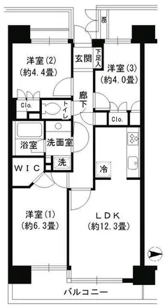 Image 2 - Rokakoen Station Ent., 千歳通り, Kami Takaido 1, Suginami, 168-0074, Japan - Apartment for rent
