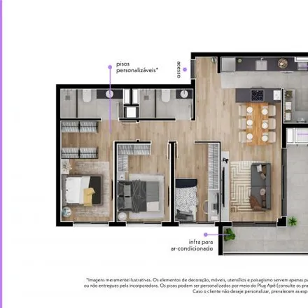 Buy this 3 bed apartment on Rua Joaquim Nabuco 497 in Tingui, Curitiba - PR