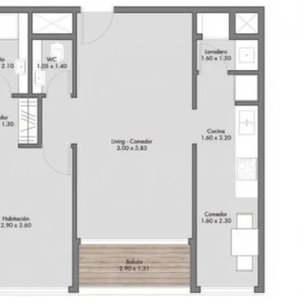 Buy this 1 bed apartment on Lavalle 499 in Partido de Ituzaingó, B1714 LVH Ituzaingó