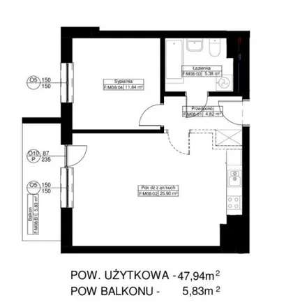 Buy this 2 bed apartment on Akcent 2A in 01-937 Warsaw, Poland