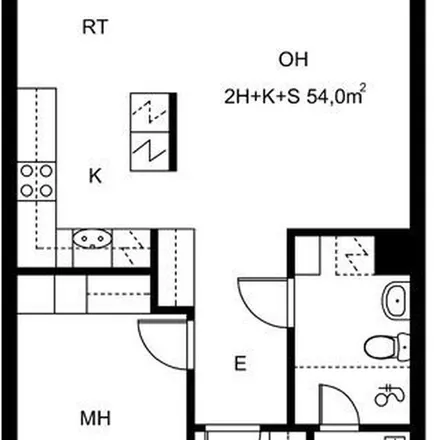 Rent this 2 bed apartment on Wilhelm Schildtin katu 18 in 40740 Jyväskylä, Finland