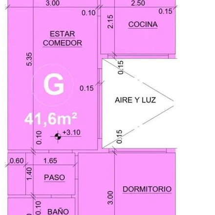 Buy this studio apartment on 561 - Padre Carranza 1476 in Partido de Tres de Febrero, 1682 Caseros