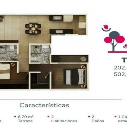 Buy this 2 bed apartment on Viaducto Río de la Piedad in Cuauhtémoc, 06880 Mexico City