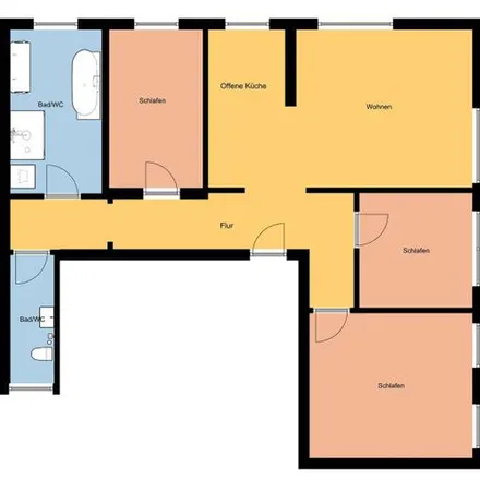 Rent this 4 bed apartment on Schule Bonhoefferstraße in Bonhoefferstraße 13, 22117 Hamburg