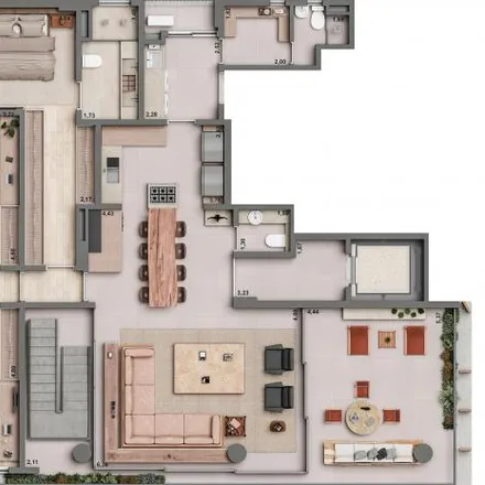 Buy this 3 bed apartment on Dia in Rua Clodomiro Amazonas, Vila Olímpia