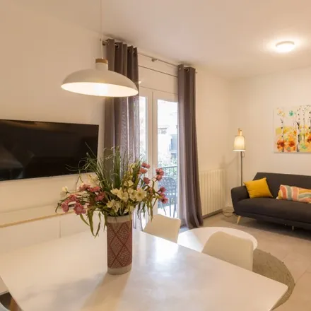 Rent this 3 bed apartment on Carrer de Sant Eusebi in 08001 Barcelona, Spain