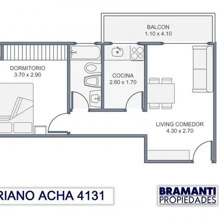 Buy this 1 bed apartment on Express in Mariano Acha, Saavedra