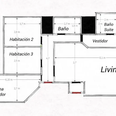 Buy this 3 bed apartment on Avenida del Libertador 1158 in Vicente López, 1638 Vicente López