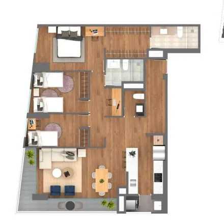 Buy this 2 bed apartment on Dirección de Sanidad Policial in Arequipa Avenue 4898, Miraflores