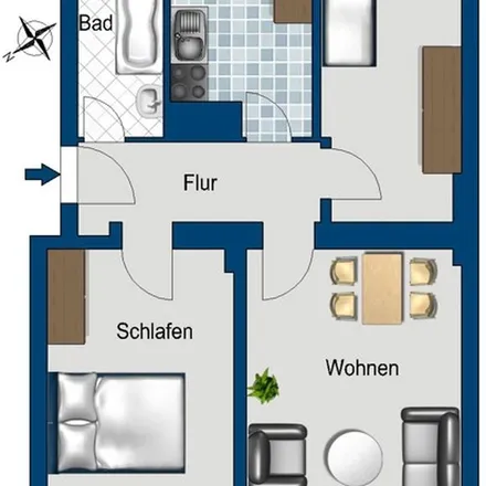 Rent this 3 bed apartment on Emmentaler Straße 140 in 13409 Berlin, Germany