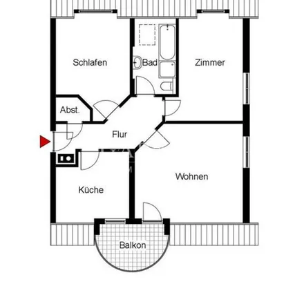 Rent this 3 bed apartment on Eugen Wolf in Hauptstraße, 67583 Guntersblum