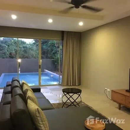 Rent this 4 bed townhouse on unnamed road in Maneekraam Jomthongthanee Village, Phuket Province 83230