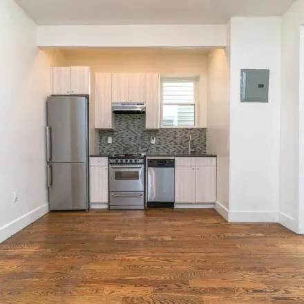 Rent this 3 bed apartment on 358 1/2 Palmetto Street in New York, NY 11237