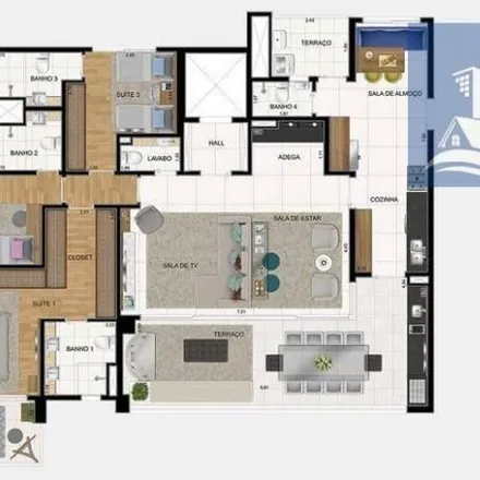 Buy this 4 bed apartment on Alameda Afonso Schmidt 494 in Alto de Santana, São Paulo - SP