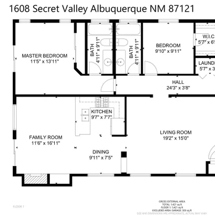 Image 3 - 1608 Secret Valley Drive Southwest, Albuquerque, NM 87121, USA - House for sale