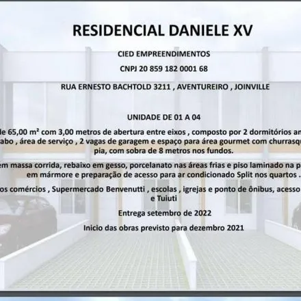 Buy this 2 bed house on Rua João Jacob Martim 329 in Aventureiro, Joinville - SC