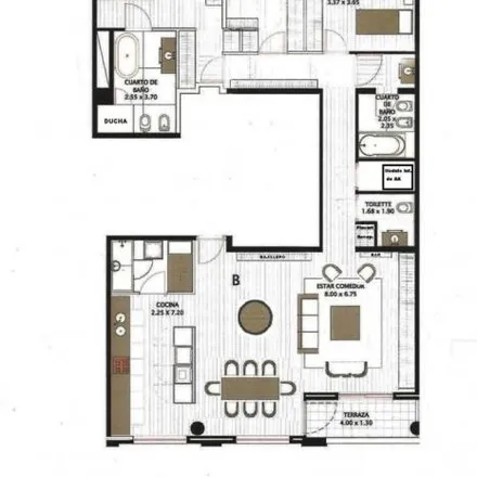 Buy this 3 bed apartment on La Porteña Residences I in Martha Salotti 444, Puerto Madero