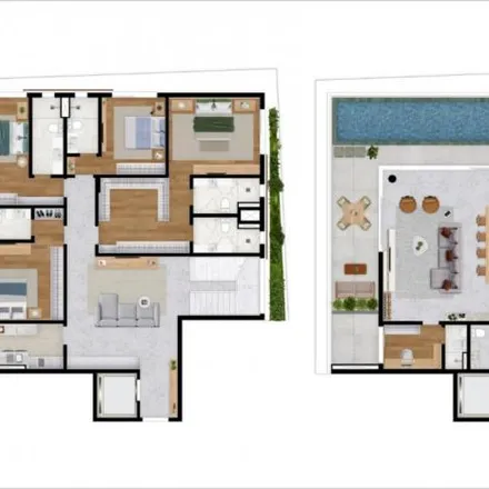 Buy this 4 bed apartment on Rua Fernando Simas 869 in Mercês, Curitiba - PR