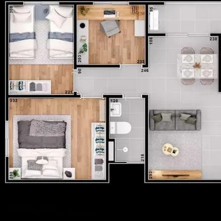 Buy this 3 bed apartment on Avenida José Alves Nunes in Olímpico, Londrina - PR