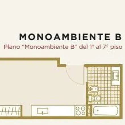Rent this studio apartment on New Trend in Montañeses, Belgrano