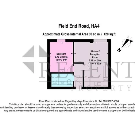 Image 9 - Rodwell Close, London, HA4 9NQ, United Kingdom - Apartment for rent