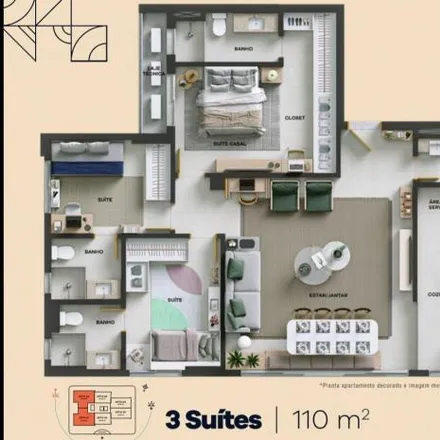 Buy this 3 bed apartment on Rua C-239 in Setor Jardim América, Goiânia - GO