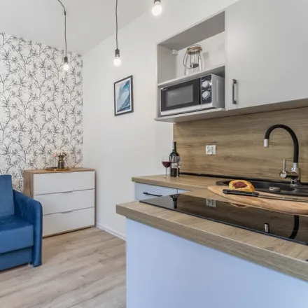 Rent this studio apartment on Kopanina 59 in 60-105 Poznan, Poland