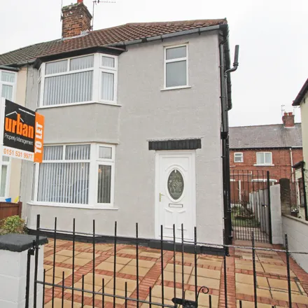 Rent this 3 bed duplex on Reeves Avenue in Sefton, L20 0BH