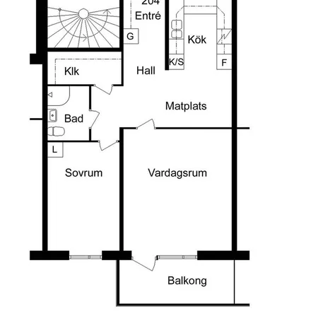 Rent this 2 bed apartment on Bäckgatan in 931 37 Skellefteå, Sweden