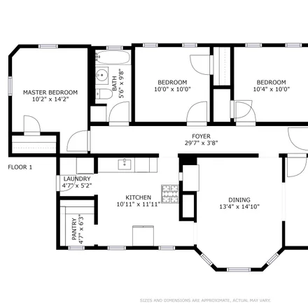 Rent this 3 bed apartment on #2 in 29 Main Street, Winter Hill