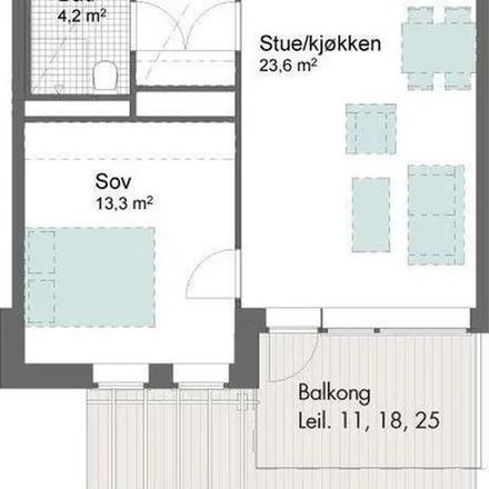 Image 6 - Benterud, Søster Mathildes gate 34, 1473 Lørenskog, Norway - Apartment for rent