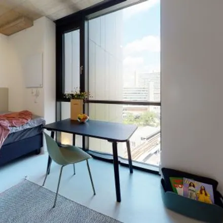 Rent this studio apartment on DC Tower 3 in Donau-City-Straße 3, 1220 Vienna