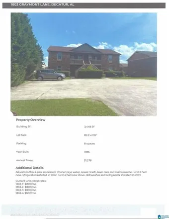Buy this 6 bed house on 1858 Glenn Street Southwest in Decatur, AL 35603