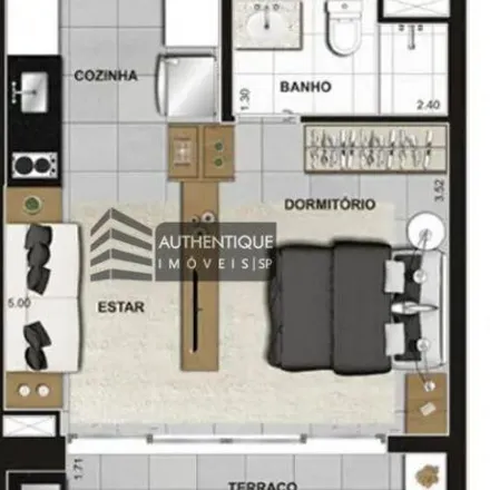 Buy this 1 bed apartment on Fontana di Trevi in Rua Paula Ney 380, Vila Mariana